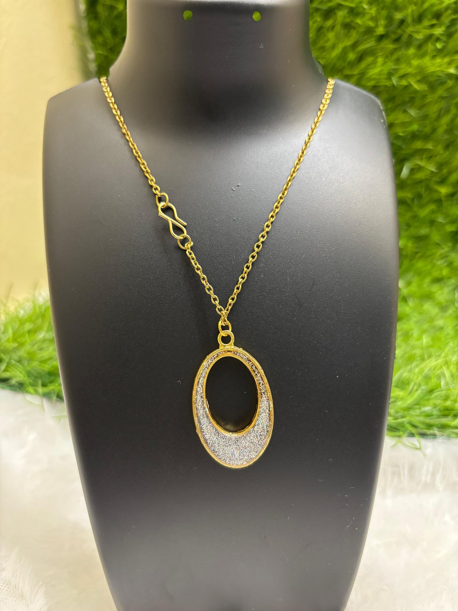  Resin Pendants with  Chain Neckpiece
